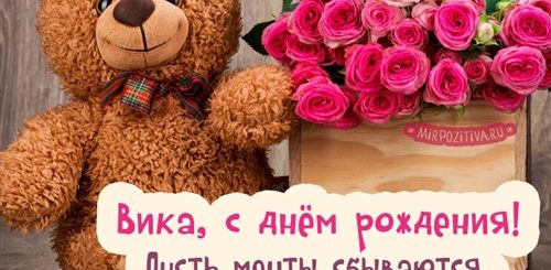 Красивые Поздравления Женщине Вике