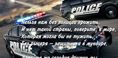 Поздравления С Днем Полиции Сыну Прикольные