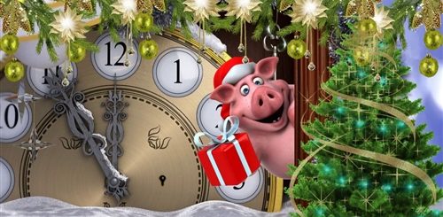 Прикольные Видео Поздравления С Новым Годом Свиньи