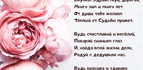 Христианское Поздравление С Днем Рождения Внучке