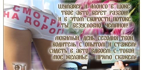 Пошлые Поздравления С Днем Шофера