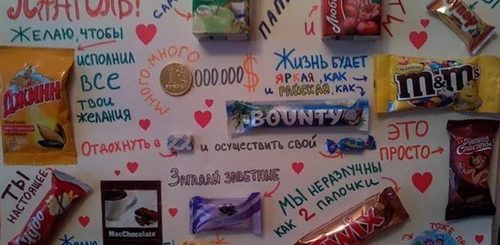 Поздравление Днем Рождения Со Сладостями