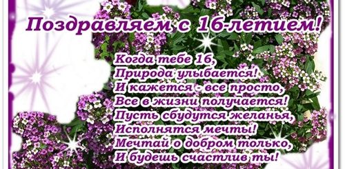 Поздравление С 16 Летием Мальчика От Бабушки