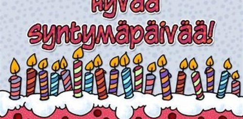 Поздравление С Днем Рождения На Финском Языке