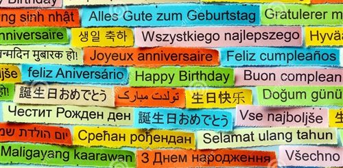 Поздравление С Днем Рождения На Разных Языках