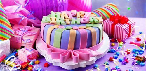 Поздравление С Днем Рождения Подарок Торт