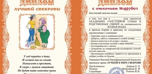 Поздравление Свекрови 65