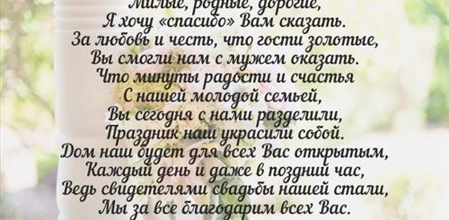 Поздравления Гостей Родителей
