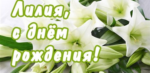 Поздравления По Имени Лиля
