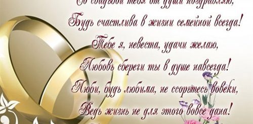 Поздравления Подружка Дне Свадьба