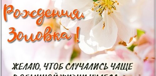 Поздравления Сестру Золовку