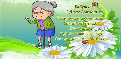 Смс Поздравления С Днем Рождения Бабушке